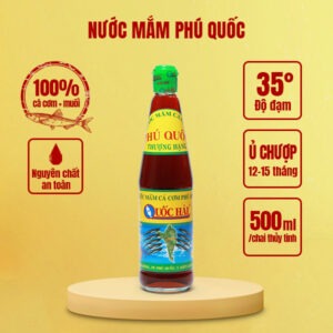 NƯỚC MẮM CÁ CƠM NHĨ QUỐC HẢI CHAI 500ML - THƯỢNG HẠNG