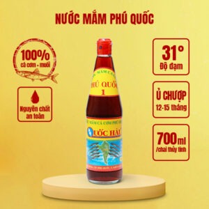 NƯỚC MẮM CÁ CƠM NHĨ QUỐC HẢI CHAI 700ML - SỐ 1