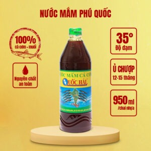 NƯỚC MẮM CÁ CƠM NHĨ QUỐC HẢI CHAI 950ML - THƯỢNG HẠNG