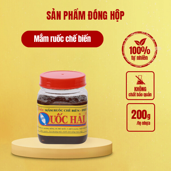 MẮM RUỐC QUỐC HẢI - ĐẬM ĐÀ HƯƠNG VỊ PHÚ QUỐC