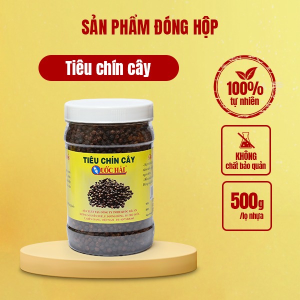 TIÊU CHÍN CÂY QUỐC HẢI - HỦ 500 GRAM